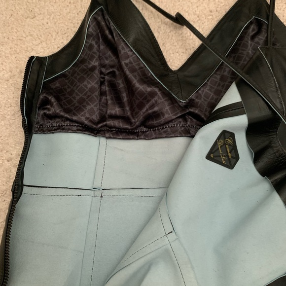 Mini leather dress - Picture 4 of 5